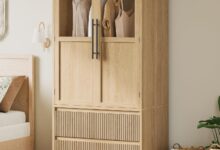 Our Honest Take: GarveeHome Wooden Armoire for Clutter-Free Living