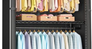 Our Take on the FUTASSI Rolling Clothing Rack: Sturdy, Spacious, and Convenient