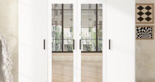 Our Take on the Cloblane 67.9″ 4-Door Wardrobe with Mirror