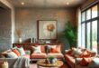 23 Cozy Rustic Living Room Ideas with Plush Cushions to Warm Your Space