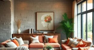 23 Cozy Rustic Living Room Ideas with Plush Cushions to Warm Your Space