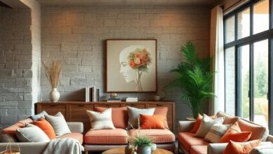 23 Cozy Rustic Living Room Ideas with Plush Cushions to Warm Your Space