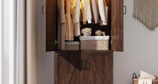 Our Take on the 75″ Farmhouse Armoire: Stylish and Sturdy Storage