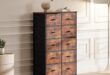 Organizing Together: Our Take on the Rustic Brown 10-Drawer Dresser