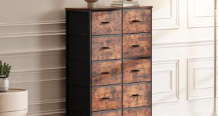 Organizing Together: Our Take on the Rustic Brown 10-Drawer Dresser