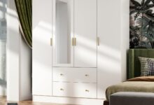 Our Honest Take on the Hitow 4-Door Wardrobe: Stylish & Sturdy Storage
