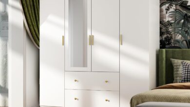 Our Honest Take on the Hitow 4-Door Wardrobe: Stylish & Sturdy Storage