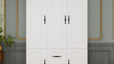 How We Organized Our Space with the Modern Armoire Wardrobe