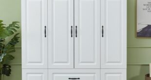 How We Organize in Style: Our Take on the 4-Door White Armoire