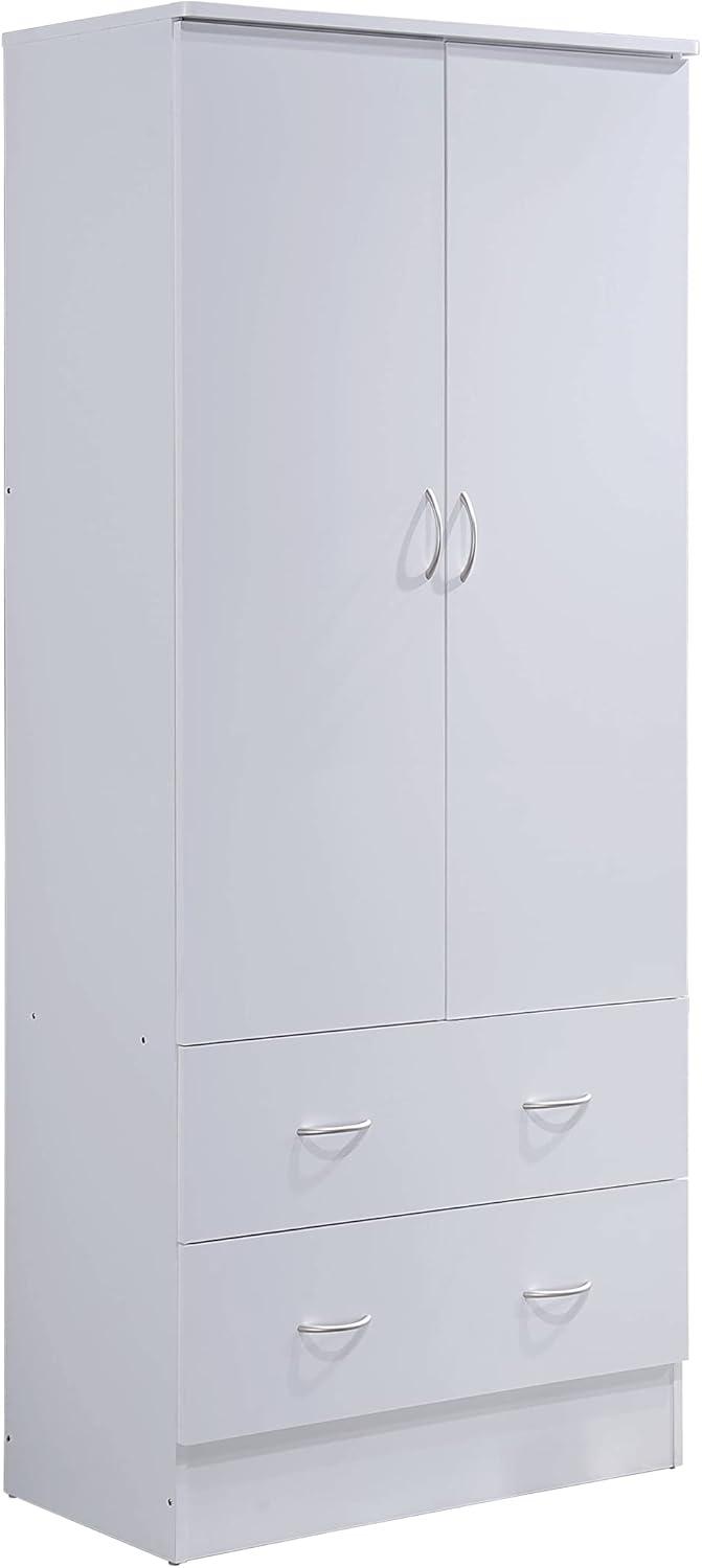 Why We Chose the HODEDAH 2-Door Wood Wardrobe for Our Bedroom