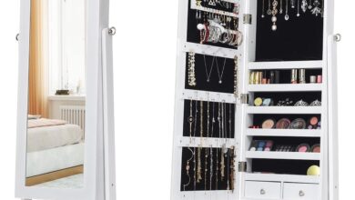 Our Honest Take on COSTWAY’s Tilting Jewelry Armoire & Mirror