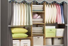 Our Take on the Portable Dark Gray Wardrobe: Stylish, Stable, and Simple