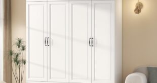 Our Honest Take on the Modern White Armoire Wardrobe Closet