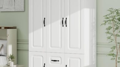 How We Organized Our Bedroom with the 71″ White Armoire