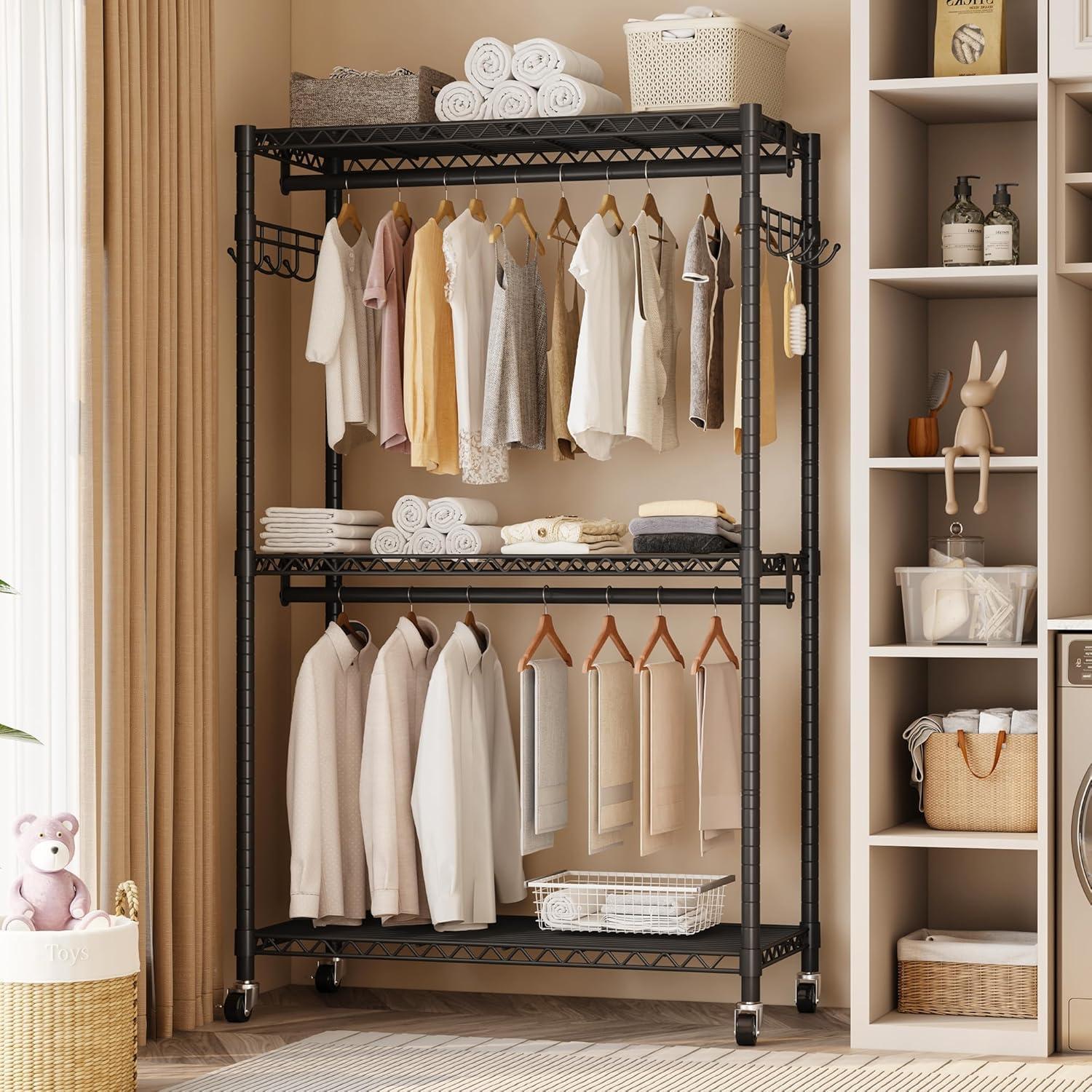 How We Simplified Storage with the Rolling Armoire Wardrobe