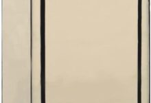 Our Take on the Cream Portable Wardrobe: Space-Saving & Sturdy Storage