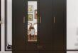 How We Organized Our Space with a Sleek Black Armoire Wardrobe
