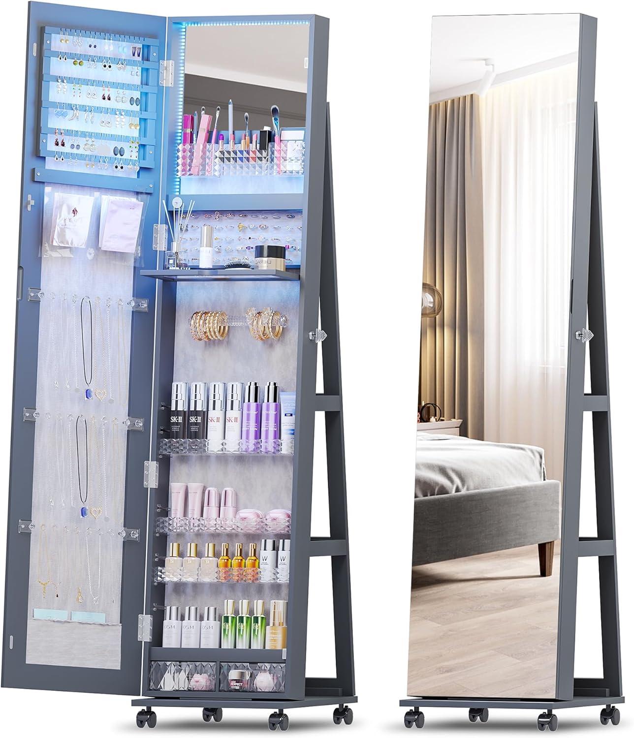 Our Honest Take on the Lvifur 360° Rotating Jewelry Armoire