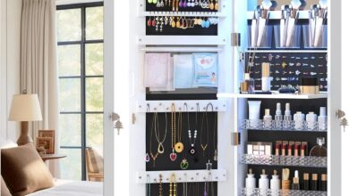 Our Honest Take on the Vlsrka 47.2″ LED Jewelry Cabinet Mirror