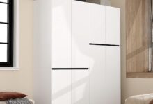 How We Organized Our Space with the Stylish 4-Door Armoire