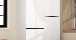 How We Organized Our Space with the Stylish 4-Door Armoire