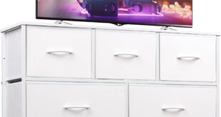 Our Honest Take on the WLIVE 7-Drawer Dresser TV Stand