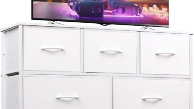 Our Honest Take on the WLIVE 7-Drawer Dresser TV Stand