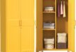How We Organized Our Home with the Yellow Lockable Steel Wardrobe