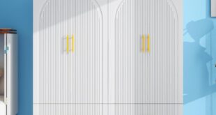 Our Honest Take on the 4-Door Wood Wardrobe Closet Reveal