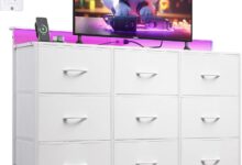 Our Honest Take on the WLIVE White TV Stand: Style Meets Storage