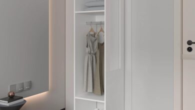 How We Organized Our Bedroom with the White 3-Shelf Wardrobe