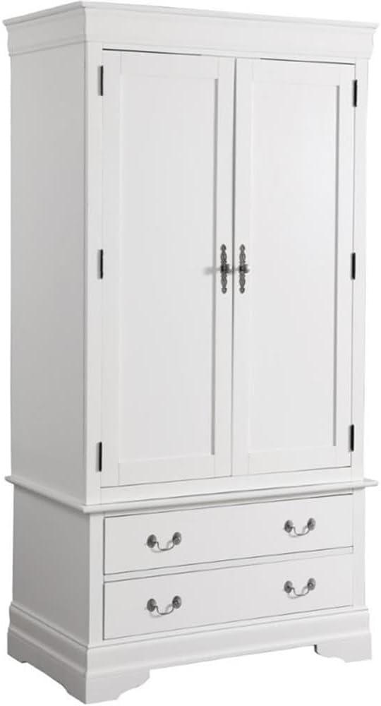 Our Take on the Glory Furniture Louis Phillipe White Armoire