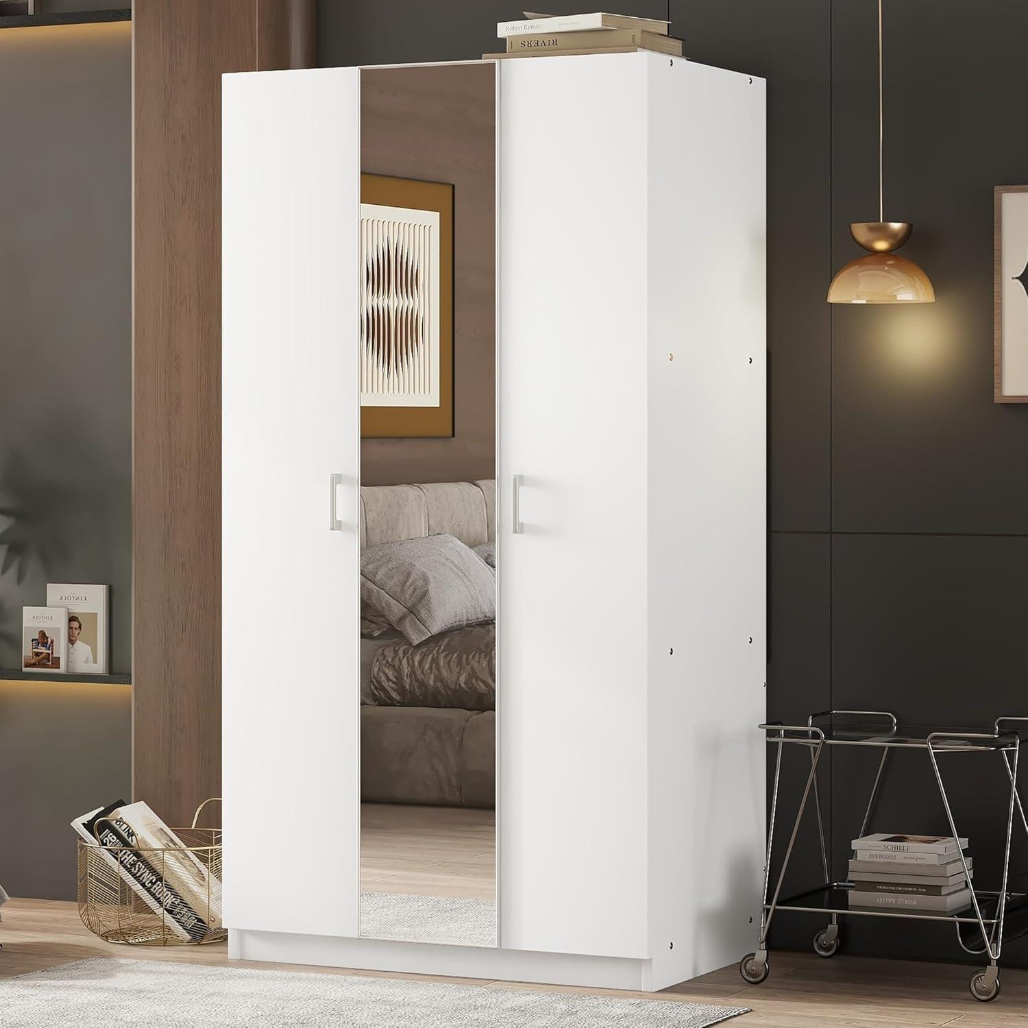 How We Transformed Our Space with the White 3-Door Wardrobe