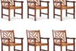 Why We Love the VINGLI Wooden Patio Chairs Set of 6