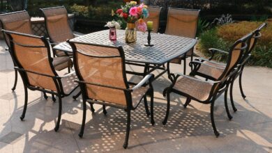 How Our Durable 8-Person Aluminum Set Transformed Outdoor Dining