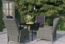 Our Take on the 5-Piece Light Gray Garden Patio Dining Set