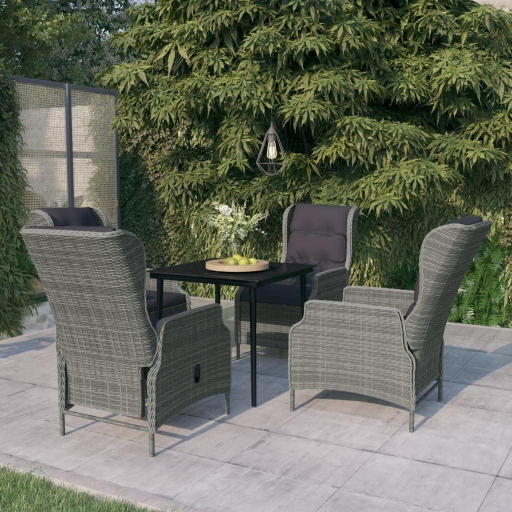 Our Take on the 5-Piece Light Gray Garden Patio Dining Set