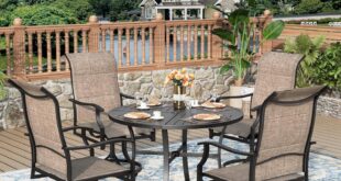 Our Honest Take on the Cozy 5-Piece Patio Dining Set