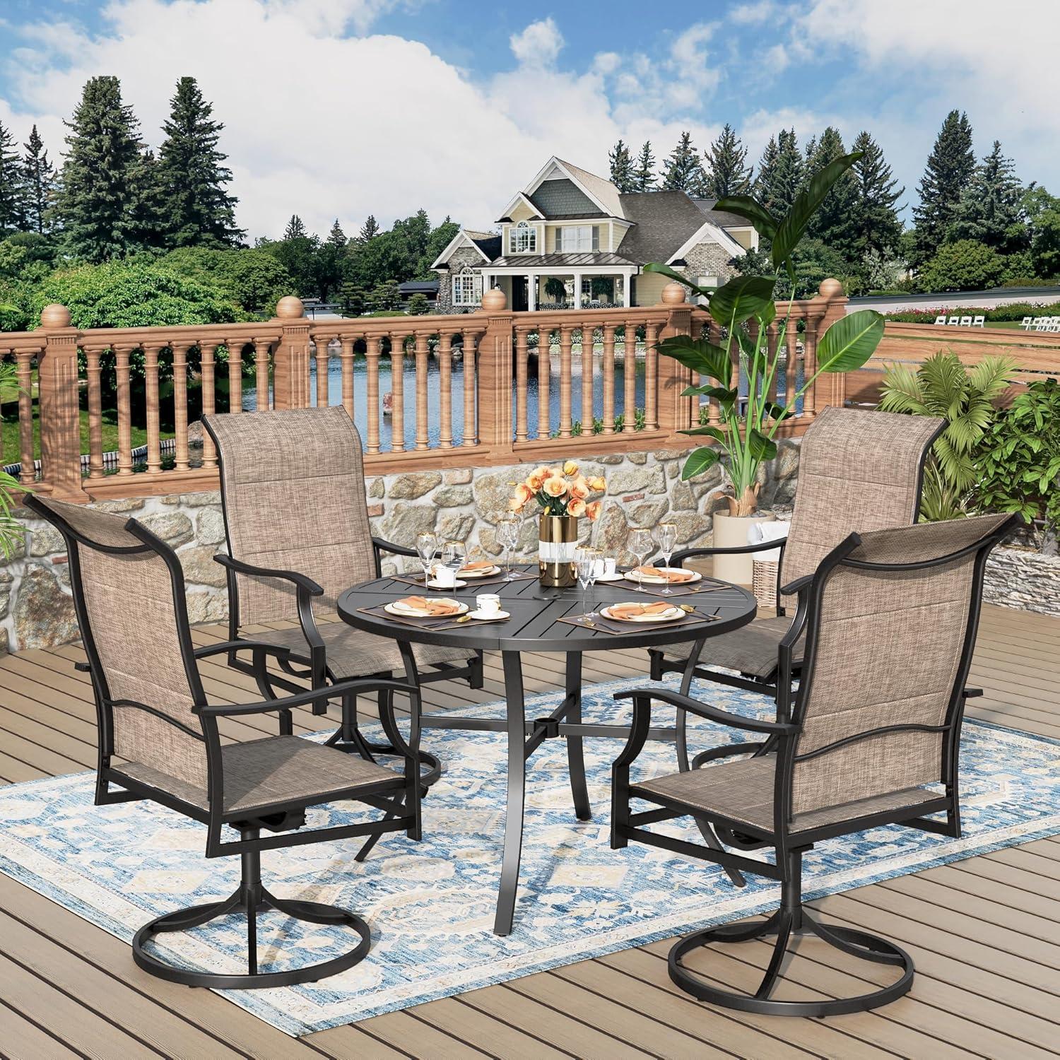 Our Honest Take on the Cozy 5-Piece Patio Dining Set