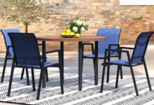 How We Transformed Our Patio with This Cozy 5-Piece Dining Set
