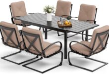Our Thoughts on the MFSTUDIO 7PCS Patio Set: Comfort Meets Style