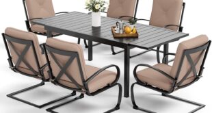 Our Thoughts on the MFSTUDIO 7PCS Patio Set: Comfort Meets Style