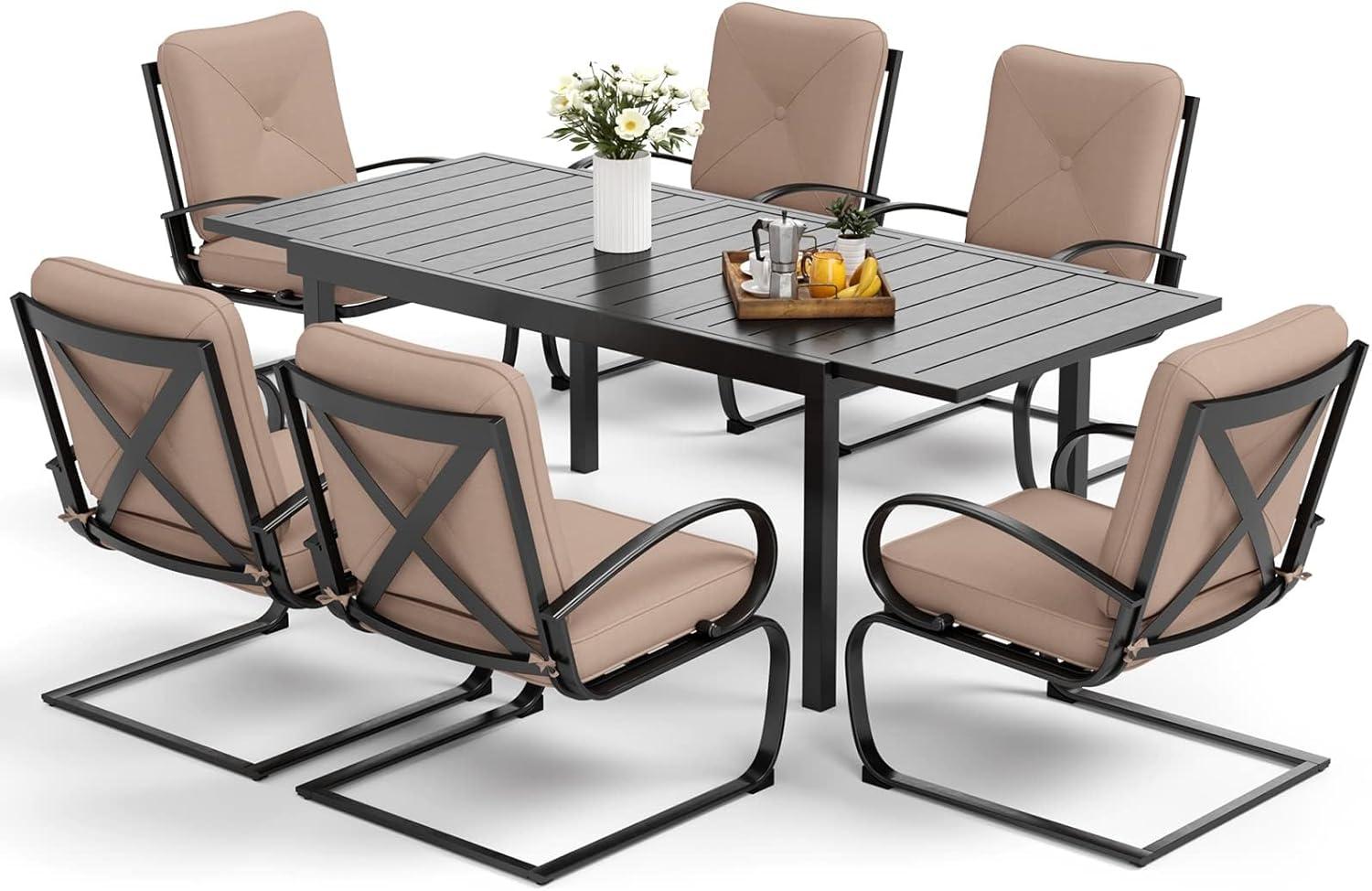 Our Thoughts on the MFSTUDIO 7PCS Patio Set: Comfort Meets Style