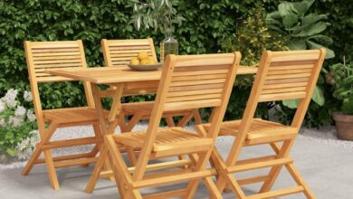 Our Honest Take on the Solid Teak 5-Piece Patio Dining Set
