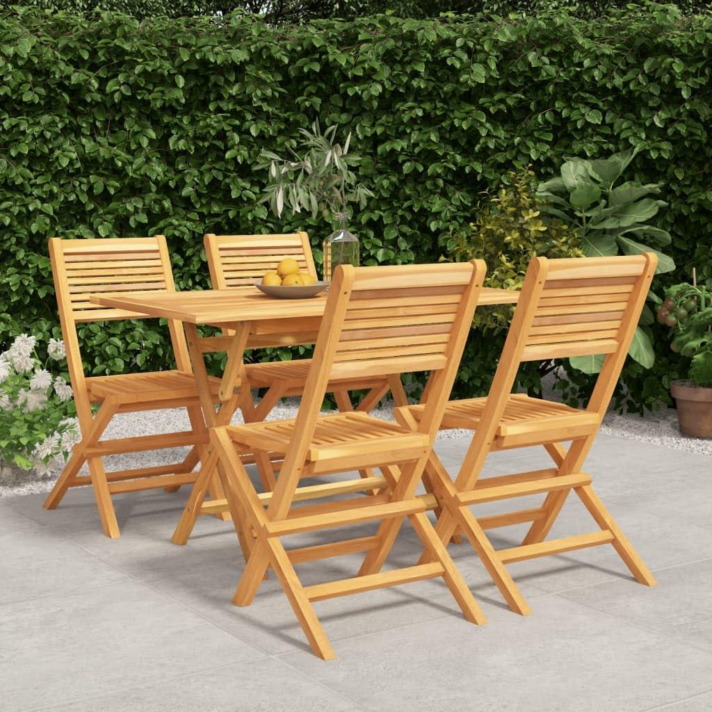 Our Honest Take on the Solid Teak 5-Piece Patio Dining Set