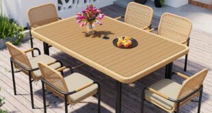 Our Honest Take on the Cozy 7-Piece Outdoor Wicker Dining Set
