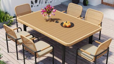 Our Honest Take on the Cozy 7-Piece Outdoor Wicker Dining Set