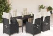 Our Take on the Stylish Black Poly Rattan 6-Seater Garden Set