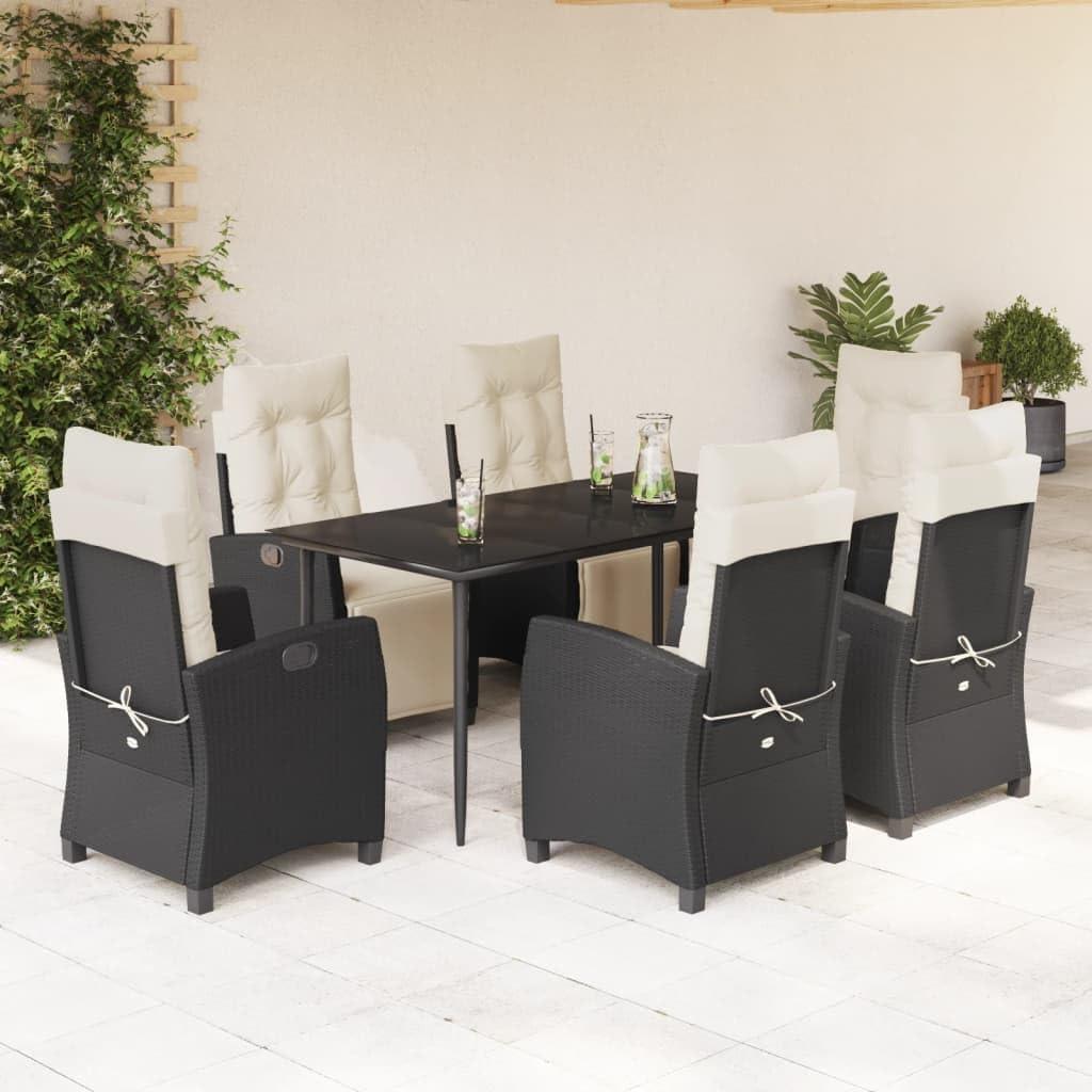 Our Take on the Stylish Black Poly Rattan 6-Seater Garden Set