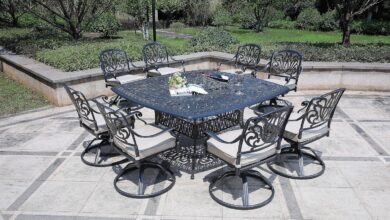 Gather ‘Round Our Durable 8-Person Outdoor Dining Set Review